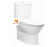 Bồn Cầu CAESAR CD1320 Thùng T2220 Nắp Êm